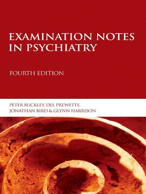 cover image of Examination Notes in Psychiatry